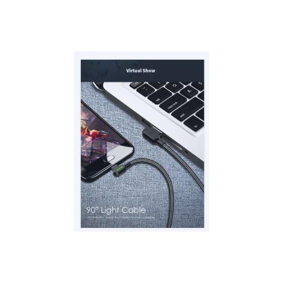Mcdodo CA-5282 Data Cable, Dual 90-Degree Elbow Type-C, Button Series, 1.8m