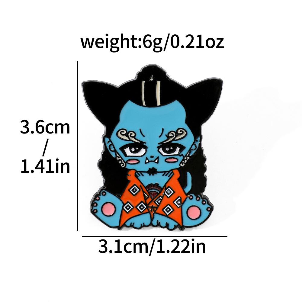 191 Spot ONE PIECE Brooch Riman Metal Badge Luffy Pirates One Piece Pin Accessories