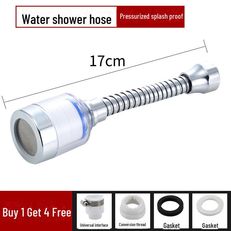 Univerzální filtr na kuchyňskou baterii a prodlužovač s ochranou proti stříkání šetřící vodu