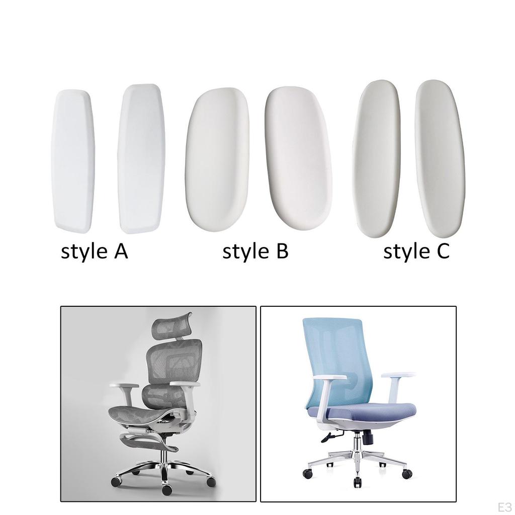 1 Pair Arm Rest Cover Chair Armrest Pads for Lifting Swivel Gaming
