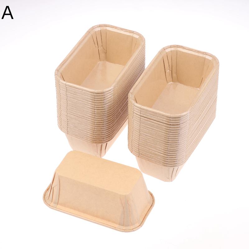 50 шт. Формочки для выпечки кексов с гофрированным краем, Бумажные стаканчики для тортов, Маслостойкая бумага для упаковки тортов, Жаростойкие бумажные стаканчики