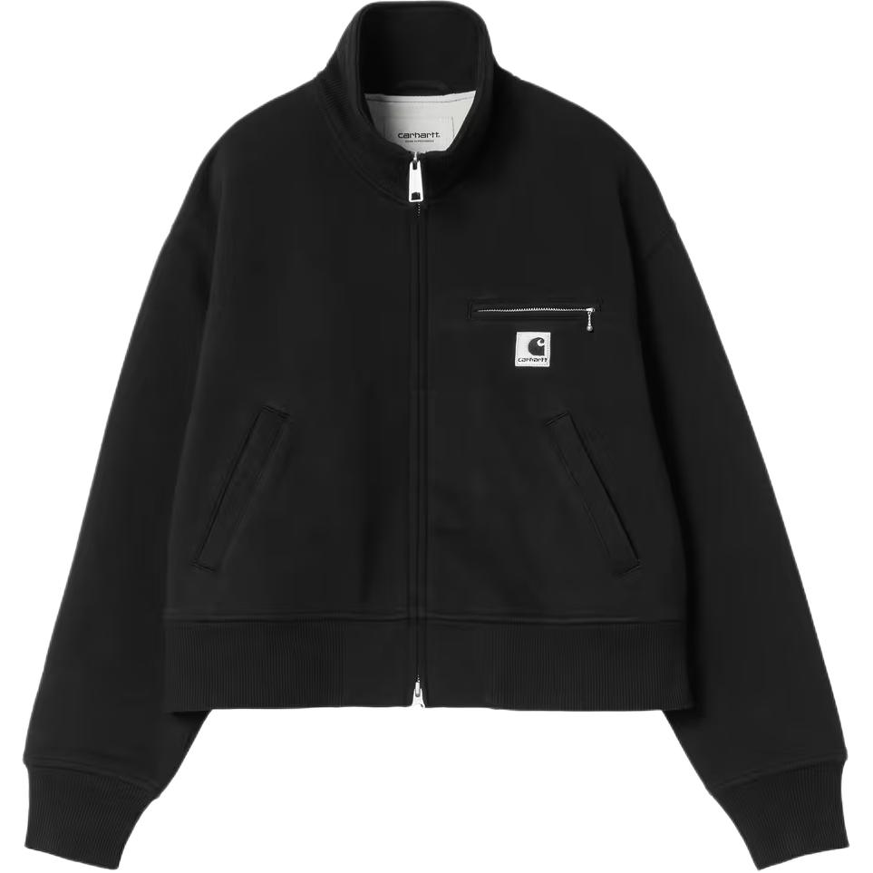 Carhartt WIP Fw25 W Detroit Sweat Jacket Classic Detroit Sports Long Sleeve Zip Casual Jacket Women Jackets I035703-89-06