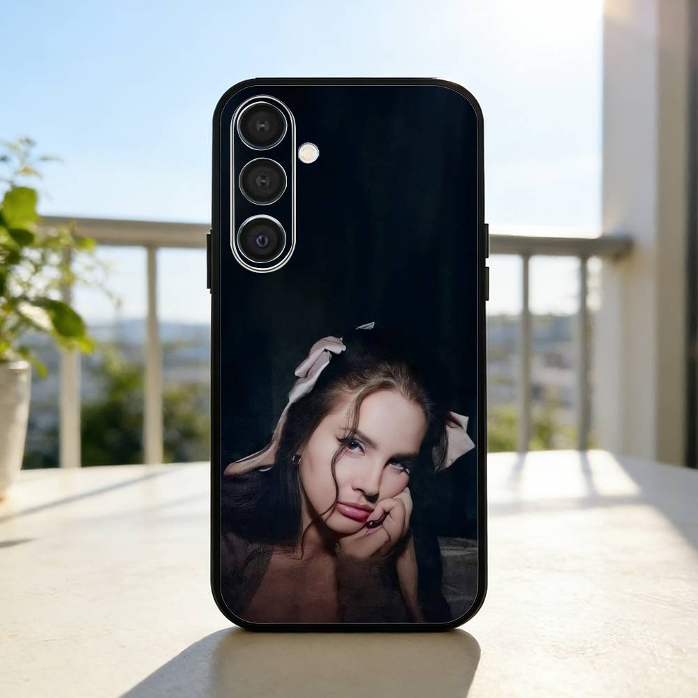 L-Lana D-Del R-Rey Singer Phone Case For Samsung  A73,72,71,A52,51,40,41,A22,A32,31,A13, Soft Black Shell