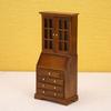1:12 Dollhouse Miniature European Style Bookcase Storage Cabinet Locker Cupboard Wooden Furniture Model Doll House Home Decor