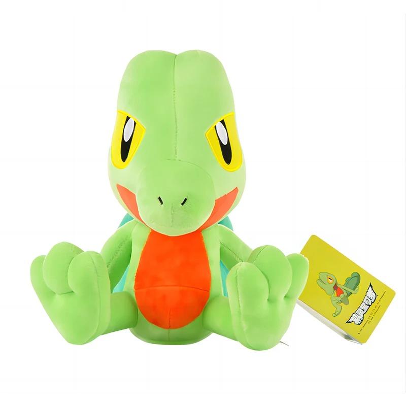 Treecko Peluş Pokemon Peluş Oyuncaklar Doldurulmuş Bebekler Çizgi Film Sevimli Bebekler Kawaii Doğum Günü Noel Hediyesi Çocuklar Arkadaşlar Koleksiyonu için