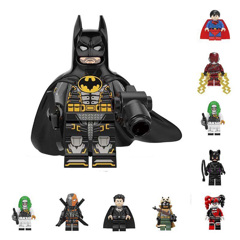 Batman Building Joker Blocks Minifigure Bricks Action Figures Educational Toys