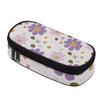 School Pencil Case Zipper Closure High Capacity 300D Polyester with Main Compartment Mesh Pocket and Pen Slots for Everyday Study