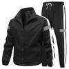 Men's Reflective Logo Two-Piece Casual Running Sportswear - Customizable for Couples