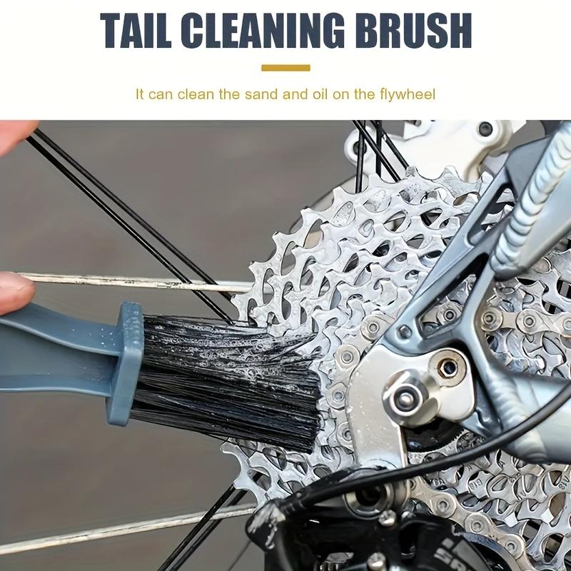 Fahrradkettenreinigungsbürste ABS Langlebiges Fahrradwaschwerkzeug für Mountainbike Rennrad Reparatur Wartungszubehör