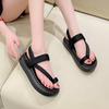 Lässige Damen-Strandsandalen mit dickem Boden