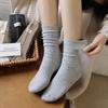 Cotton Middle Tube Socks Heel Label Warm Socks Fashion Knitted Socks  Autumn