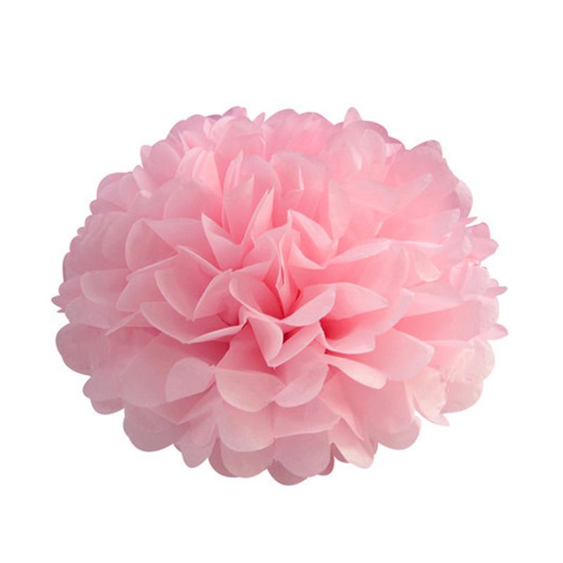 5pcs 6''-12'' Tissue Paper Pompoms Wedding Decorative Paper Flowers Ball Baby Shower Birthday Party Decoration Paper Pom Poms