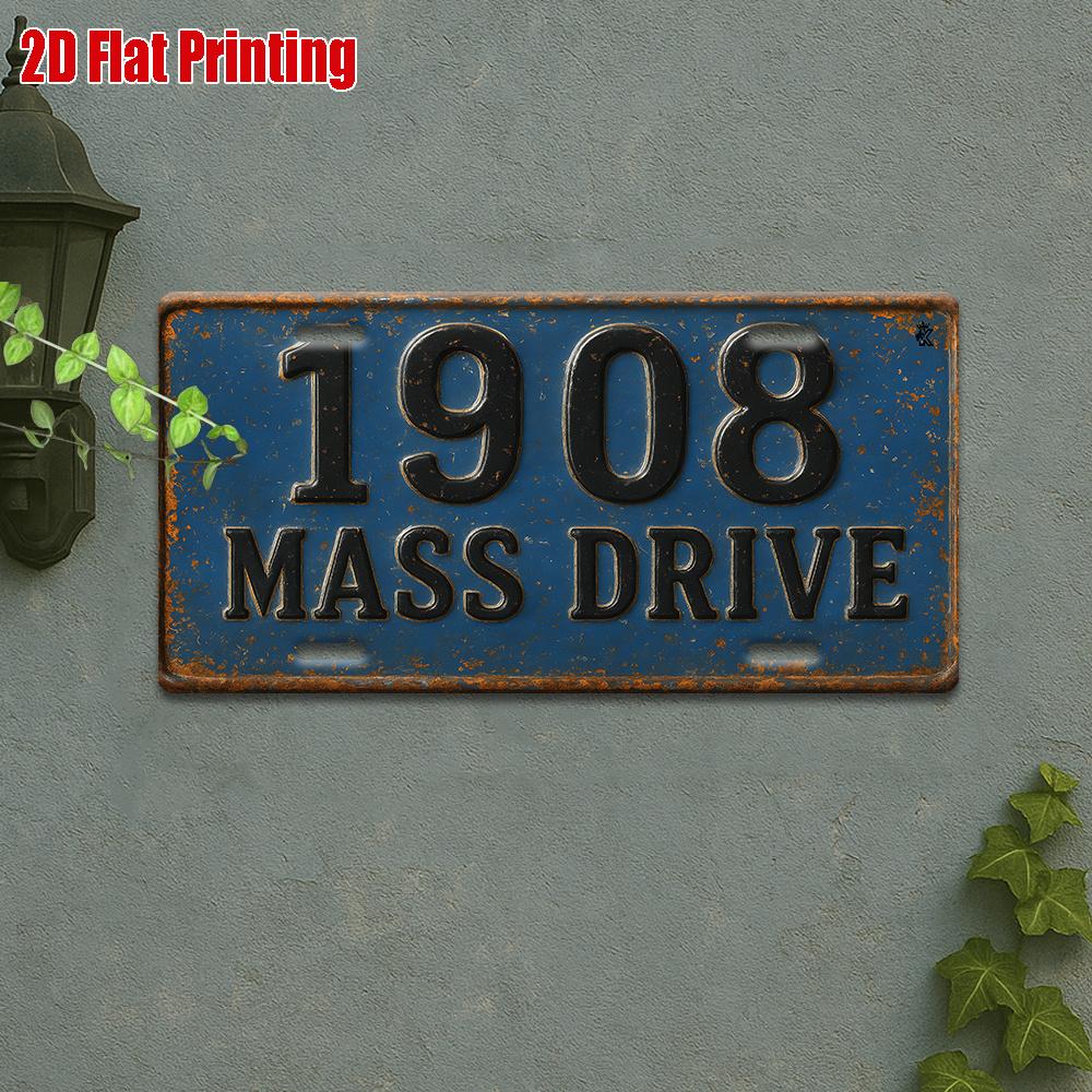 

Vintage Dominican Metal Sign Waterproof Metal Wall Art VIP Design Original Blue And Red Background Easy to Install Sui 15x30cm(5.9x7.8inch)