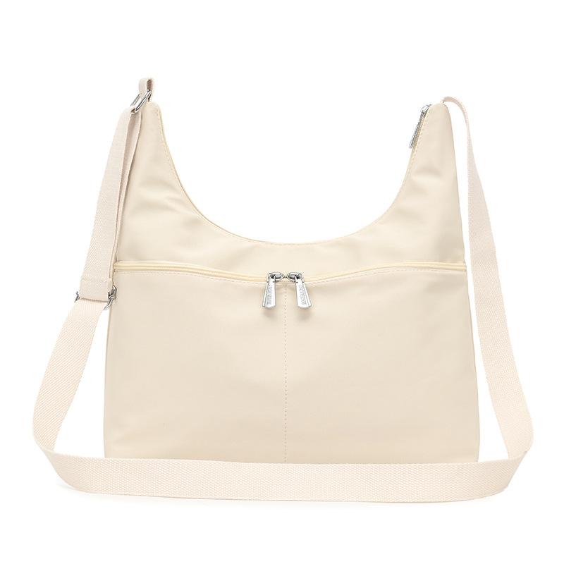 

Jiaozi Bao Новая повседневная сумка-тоут для поездок на работу для девочек, одноплечная сумка-подмышка большой вместимости бежевый