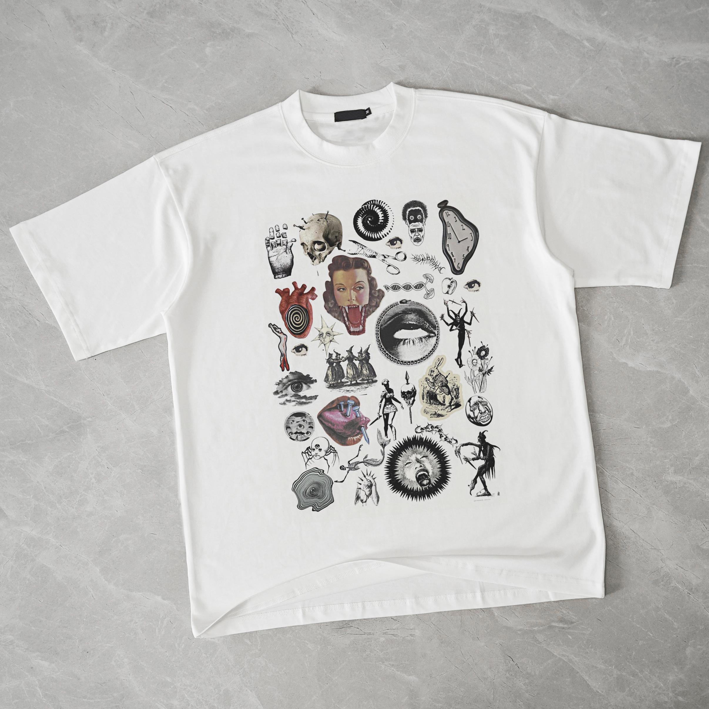 Уличная футболка с забавным рисунком, хлопковая футболка, топы унисекс, футболки, летняя футболка с короткими рукавами M