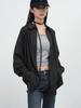 GENERALIDEA Frill Collar Loose Fit Shirt [Black] / Wbe3L03514