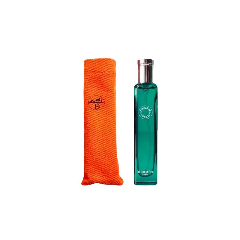 Hermes Orange Fountain Perfume Small Sample Cologne EDC Lemon Orange + Cloth 9563323 9563323-15ml+cloth bag