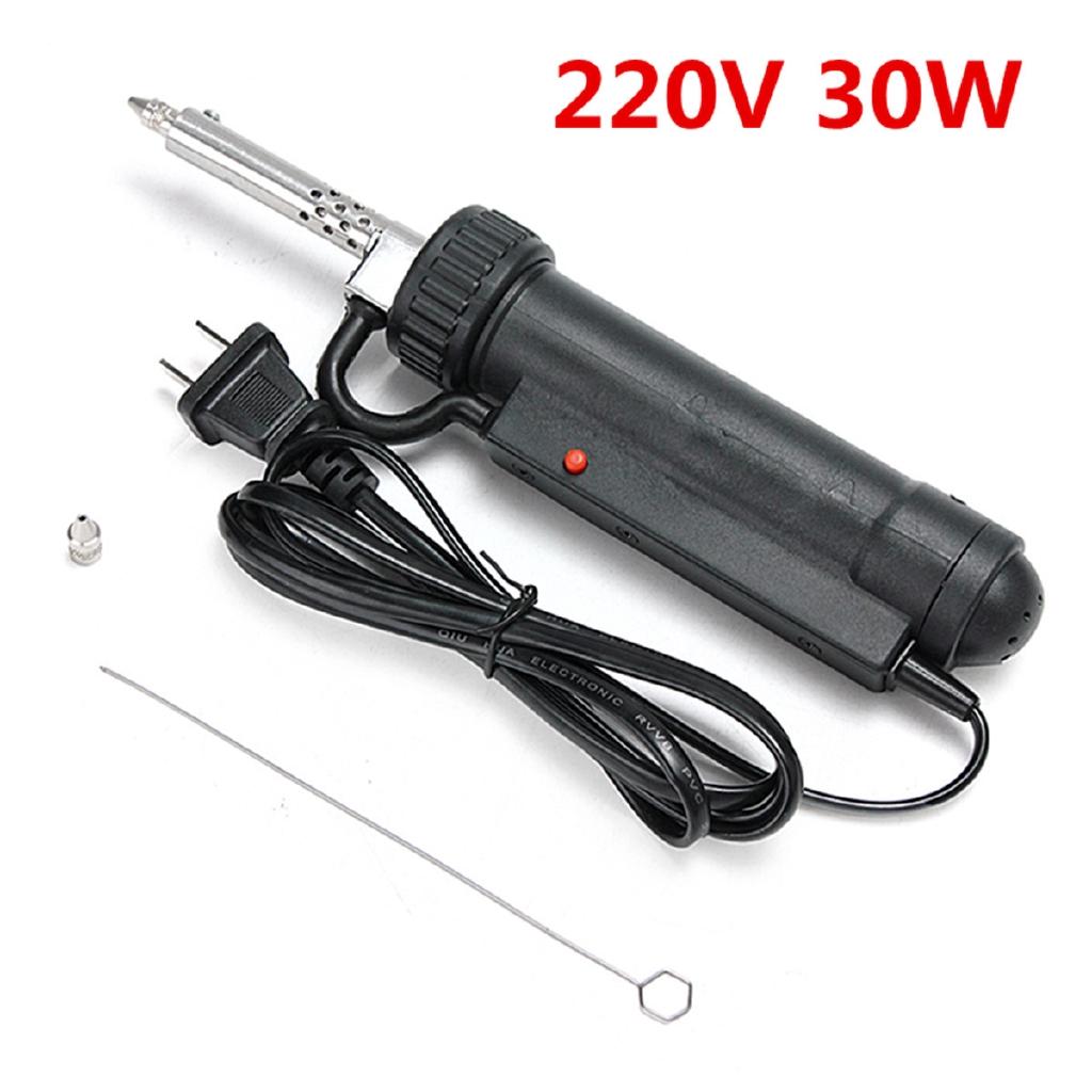 30W 220V Electric Vacuum Solder Sucker Iron Gun /Desoldering Pump /Repair Tool