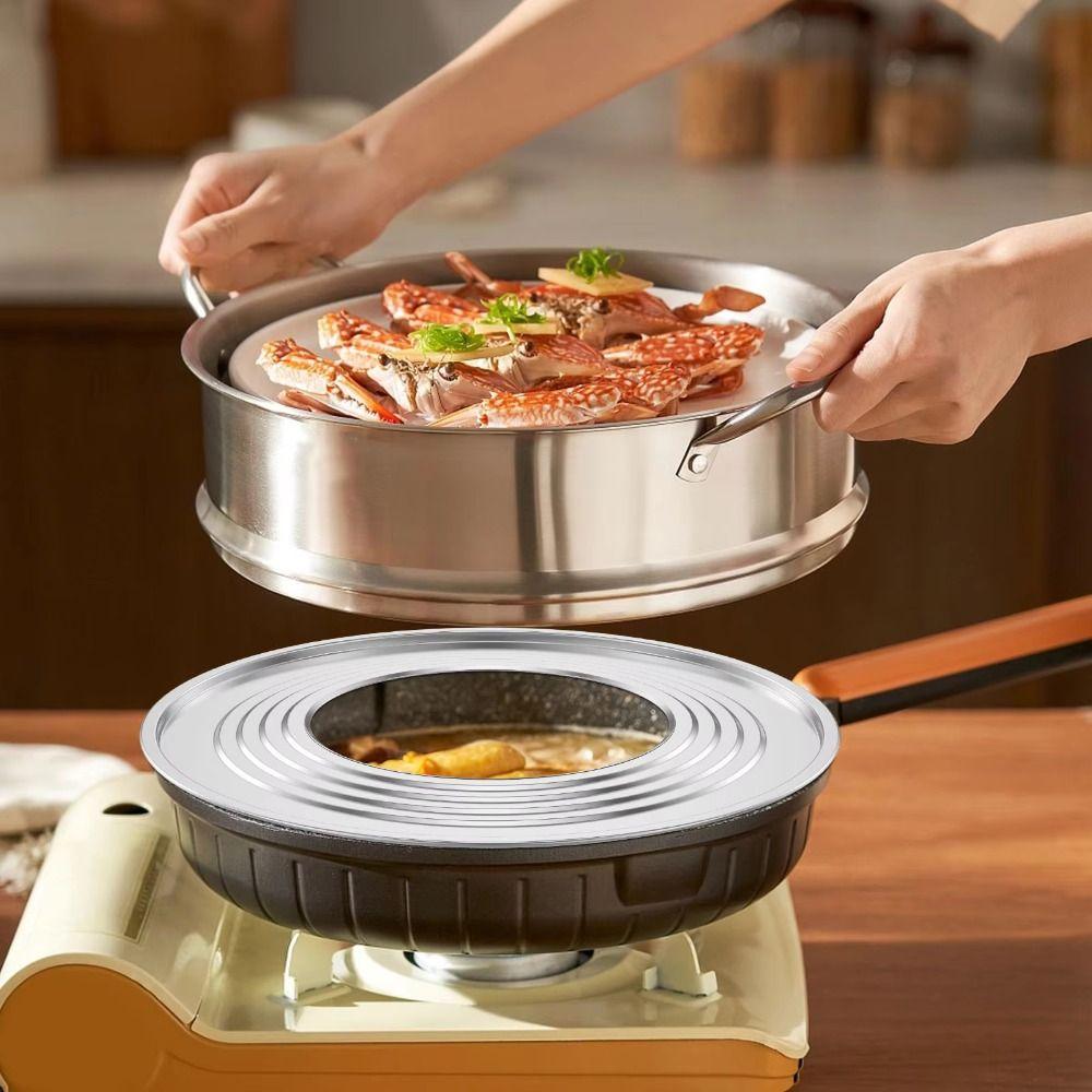Stainless Steel Steaming Ring for Steamers Round Steamer Holder  Kitchen Accessories
