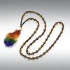 Imitation Glass Pendant Chinese Style Versatile Necklace Crystal Sweater Chain