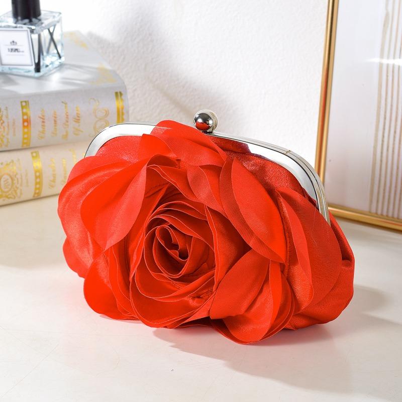 New temperament elegant flower banquet bag bridal bag dress bag clutch bag fashion bag cheongsam hanfu bag