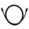 Durable USB C To USB C PD 3A Fast Charge Cable Black PVC Wire 0.5M 1M 1.5M Portable Charging Cord For Type‑C Gadgets