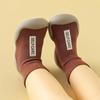 1Pair Children First Walkers Floor Rubber Shoes Anti Slip Soft Soles Early Education Shoes Baby Floor Socks Elastic Socks 0-3years Old