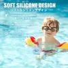 JINSCOOP Swimming Prescription Lenses for Kids and UV Antibacterial Case Unisex Goggles, Adults, Myopia-Friendly, Anti-Fog, Protection, Cushion,