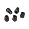 5pcs Acrylic Two-Color Hanging Bell Diy Beaded Bucket Bead Material Large Hole Round Bead Buckle Swimsuit Sweater Pants Drawstring Button
