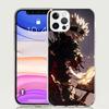 Black C-Clovers Anime Phone Case For iPhone 17 Air 16 15 Plus 11 14 Pro Max 13 Mini 12 7 8 + SE Pattern Art Customized Cover 17