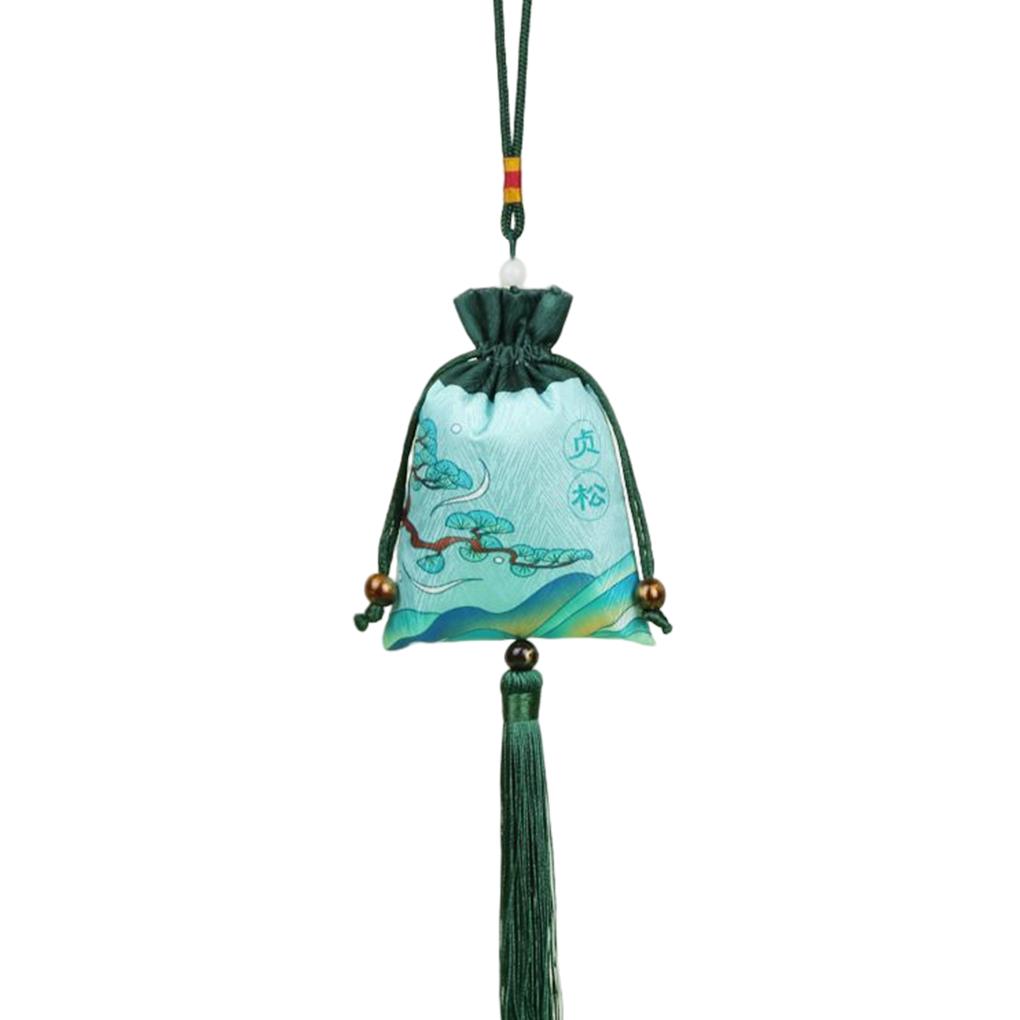 Fragrant Sachet Portable Replacing Vintage Chinese Style Necklace Jewelry Storage Bag Gift Pouch Ornament with Tassel