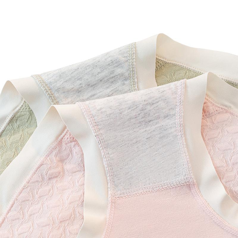 Traceless Lace Breathable Women's Mid Waist Briefs Women's Gentle and Soft Fashion Underwear