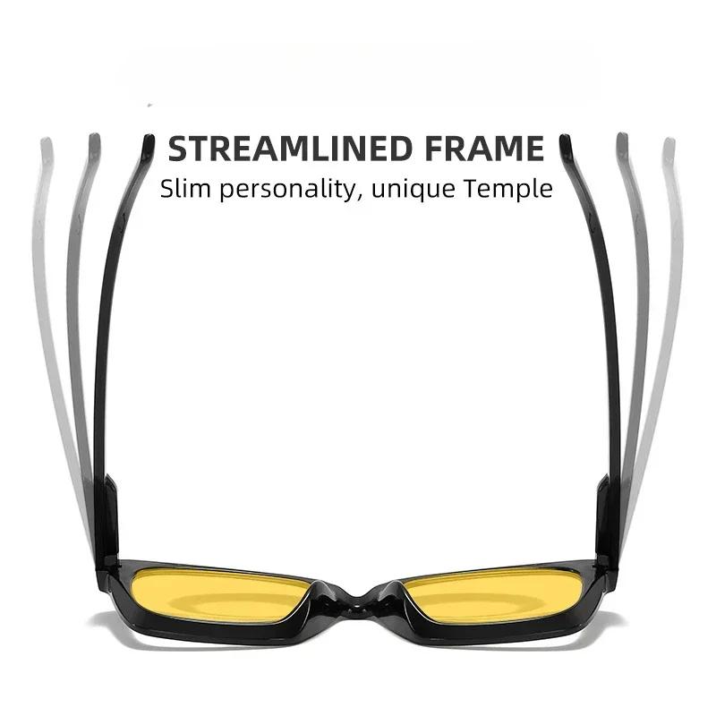 for Men for Women's Fashion Full Frame Blue Ray Blocking Night Vision Eyeglasses Outdoor Riding Driving Eye Protection Night Vision Eyeglasses