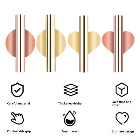 Wandmontage Metall Blumenröhre Selbstklebend Ohne Bohren Rund Liebesherz Echt