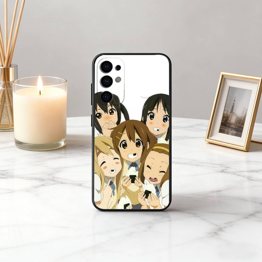 

K-K-ON Music Band girls Phone Case Black Silicone Soft For Samsung S25,S24,S21,S22,S23,S30,Ultra,S20,Plus,Fe,Lite Samsung S22ULTRA5G