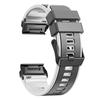 For Garmin Tactix 7 Pro/Tactix Delta Replacement Wristband Quick Release Dual-color Soft Silicone Sport Watch Band
