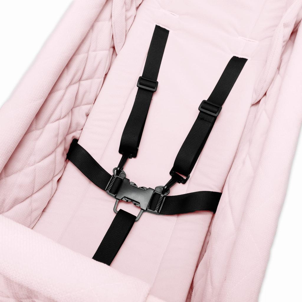 Cradle - bouncer - baby swing - for home and garden VELVET - PINK