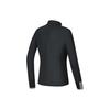 FILA Solid Color Golf Knit Long Sleeve Polo Shirt Women tops Deep-Black A11W345211F-BK
