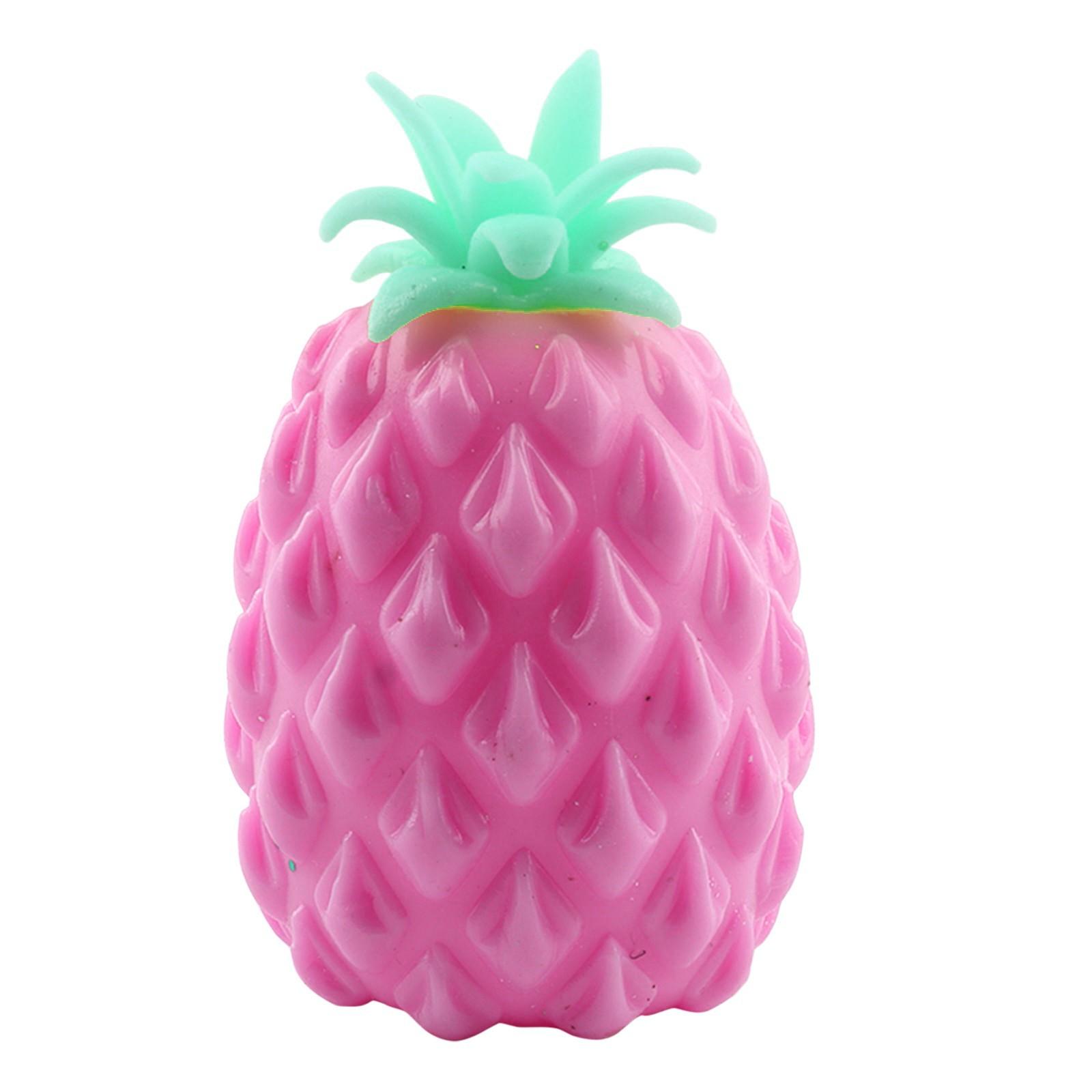 Novel Simulation Pineapple Decompression Toy  Pressure Release Toy 50ml розовый