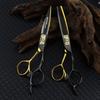 Black Gold Cover Naipusen Hairdressing Scissors: Straight, Serrated, Thinning - Salon Tools