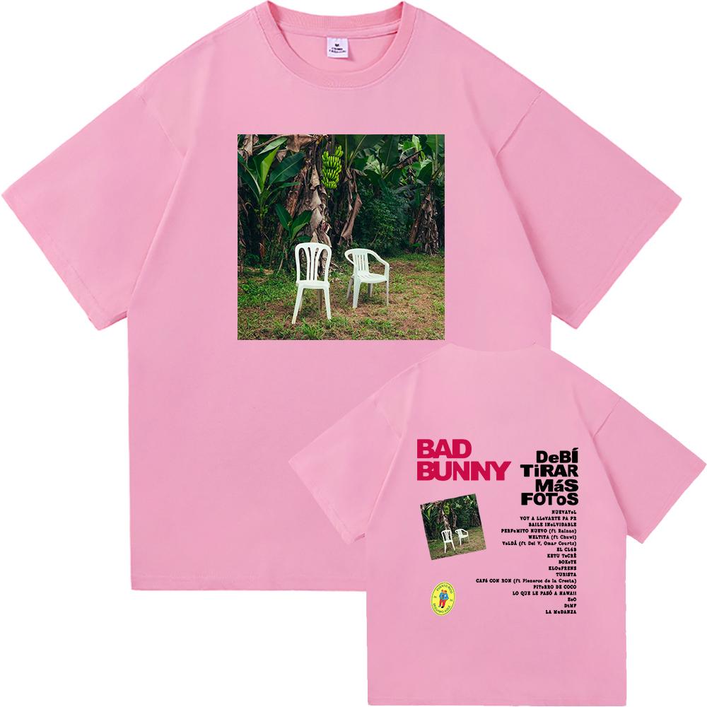 Bad Bunny DTMF World Tour 2026 Maglietta UomoDonna Abbigliamento Vintage Harajuku Vestiti di Alta Qualità Magliette in Puro Cotone per Fan Regalo