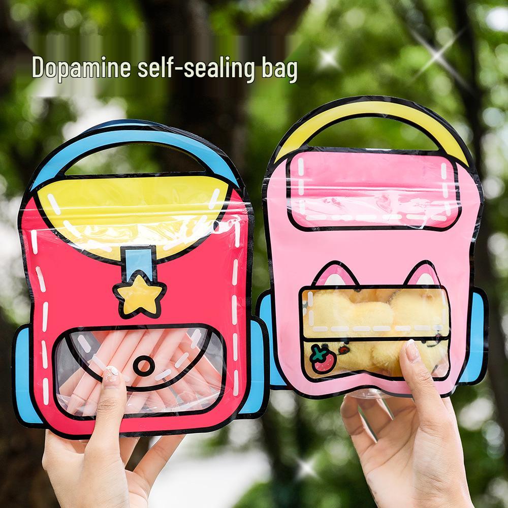 Dopamine Self-Sealing Snack Gift Bag: Student Souvenir for Children's Day