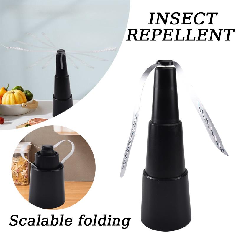 Retractable Electric Fly Repellent Fan 1pc Drive Fans for Outdoor Indoor Meal Battery Type Fly Repellent Fan Repellent Outdoor