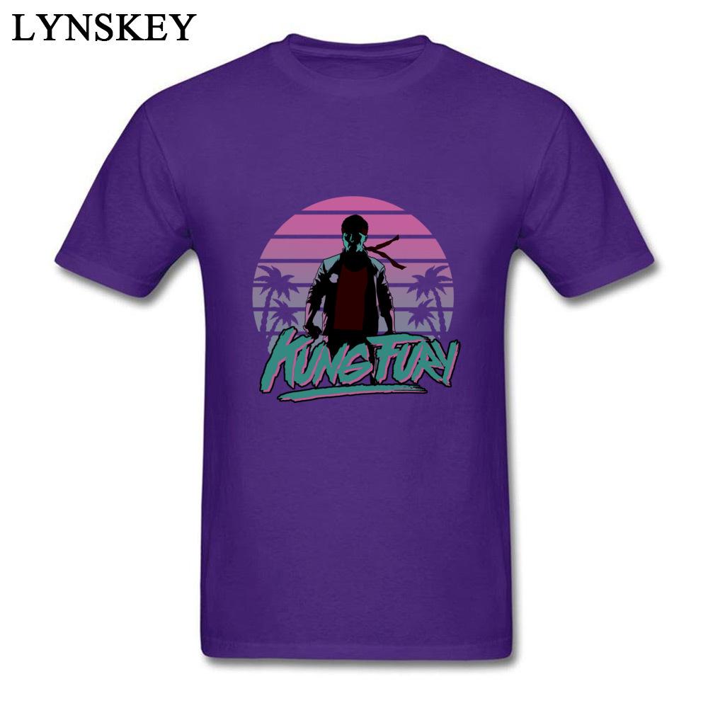 2018 New Film Movie T Shirts Kung Fury Unisexs Cool Tshirts Pure Cotton Round Collar Tees Shirts Hip Hop Street Sweatshirt