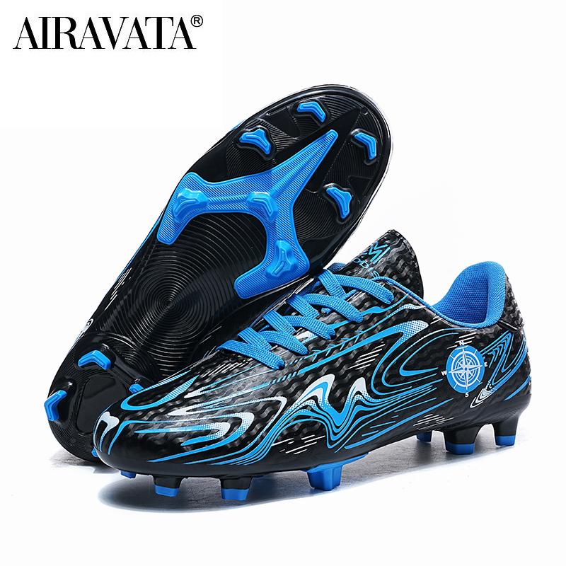 

Размер 31-44, мужские и женские футбольные бутсы для взрослых и детей TF/FG, футбольные бутсы, бутсы для тренировок на траве, спортивная обувь, кроссовки для мальчиков и девочек 44 синий/чёрный