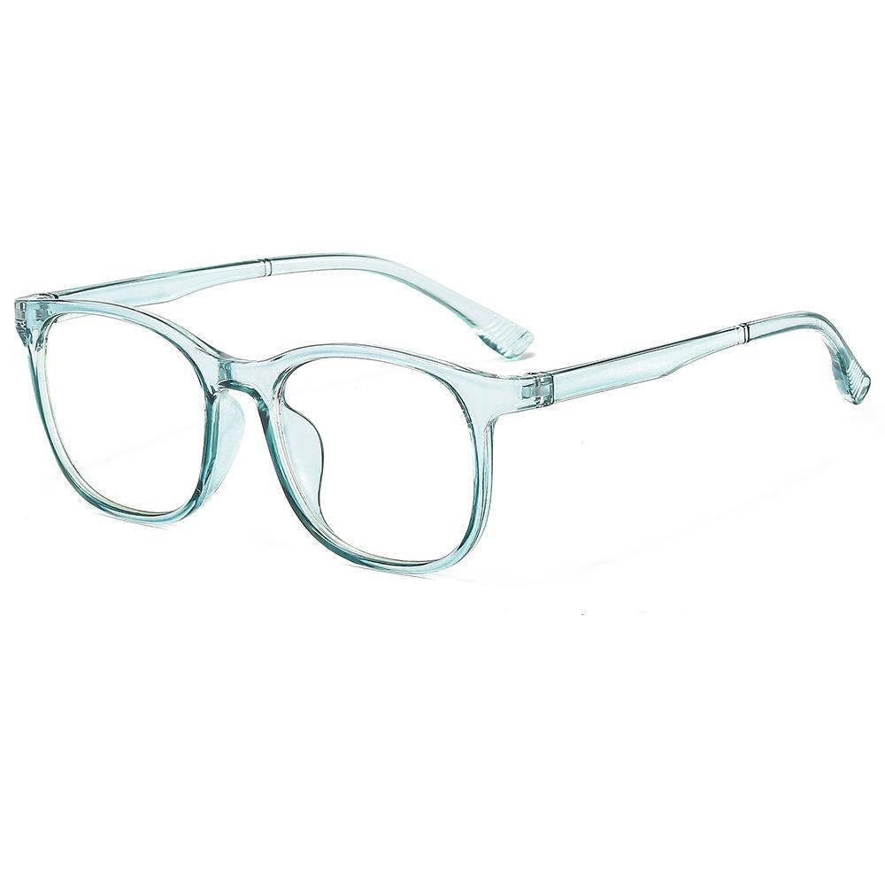 Transparent Computer Glasses Frame Women Men Anti Blue Light Square Eyewear Blocking Glasses Optical Spectacle Eyeglass Round