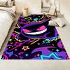 Cool Gengar Pattern Rug Non-Slip Area Carpet Living Room Gamer Bedroom Floor Mat Home Textile Decor
