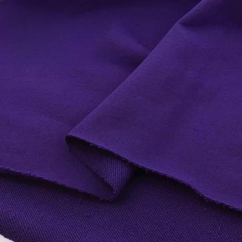 

50x180cm 95% Cotton 5% Spandex High Elastic Knitted Sweater Thick Fabric Make Spring Summer Sportswear Dress Sewing Cloth 50x180cm