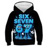Kids Hoodies Funny Number 67 Print Sweatshirts Boys Girls Tracksuit Six Seven 67 3D Print Long Sleeve Pullover Children Clothes