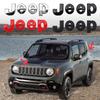 Auto Fronthauben-Emblem Seiten-Kofferraum-Aufkleber-Plakette für Renegade Grand Cherokee Wrangler JK Compass Commander Patriot Liberty